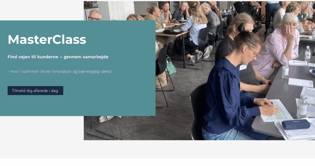 MasterClass – Find vejen til kunderne gennem samarbejde